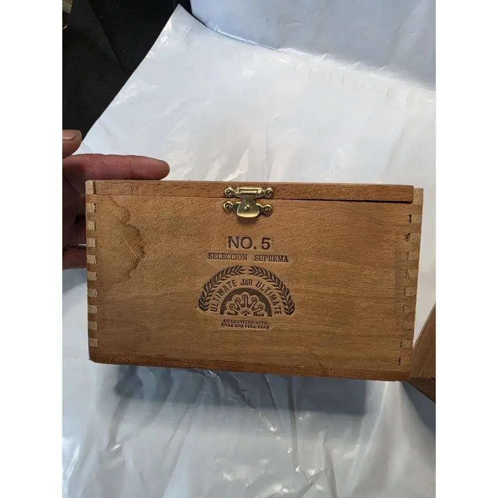 THREE (3) BEAUTIFUL WOODEN CIGAR BOXES Holds 25 Cigars Each..